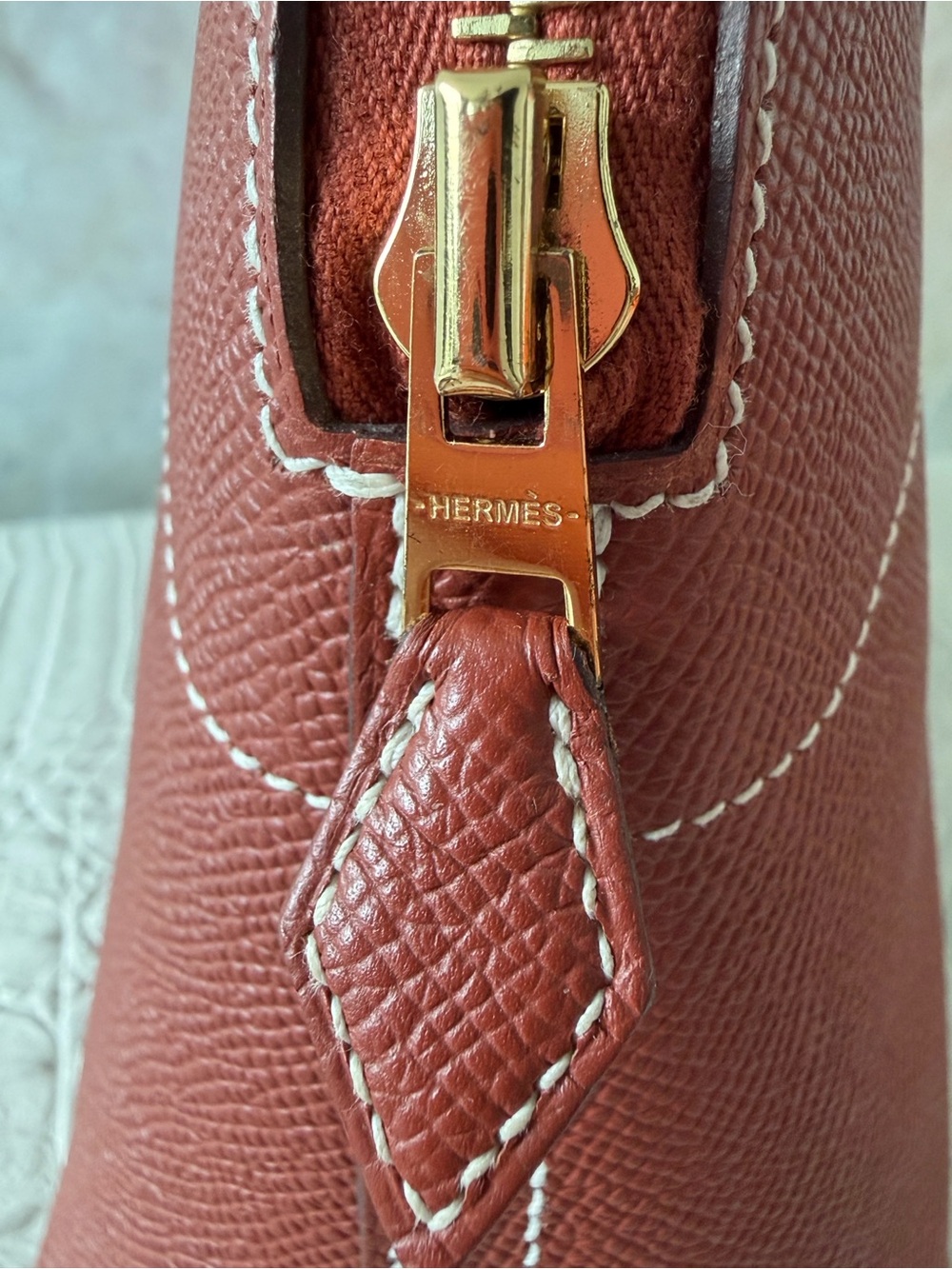 Hermès Bolide 27 Sienne Epsom Leather GHW – Stamp Y (2020) – Full Set - Picture 17 of 17